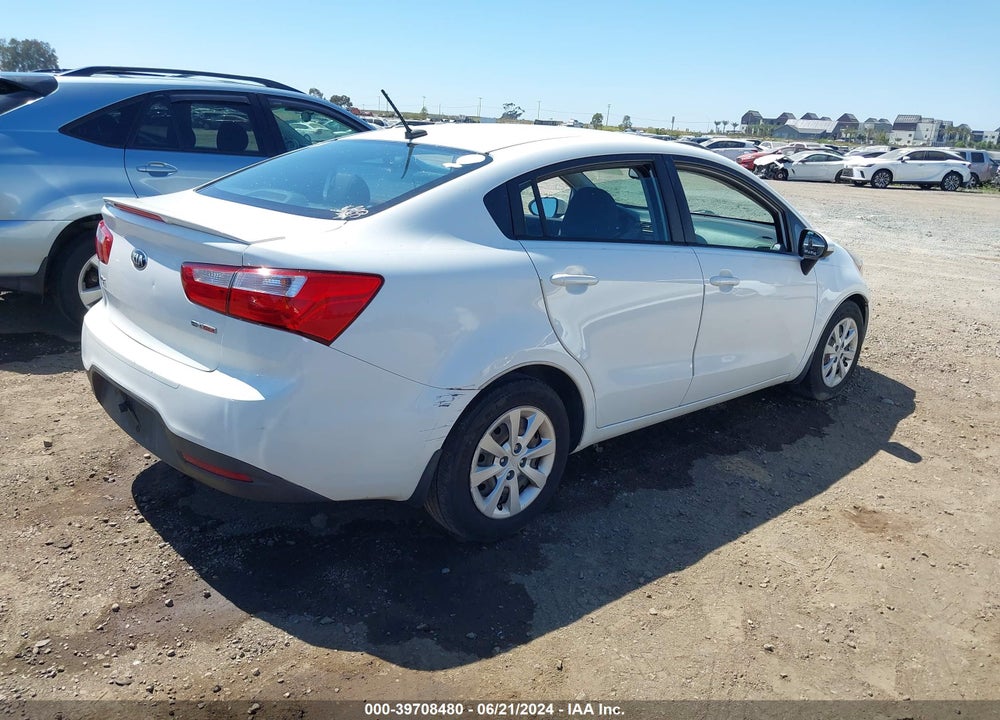 2014 KIA RIO EX VIN: KNADN4A37E6341089