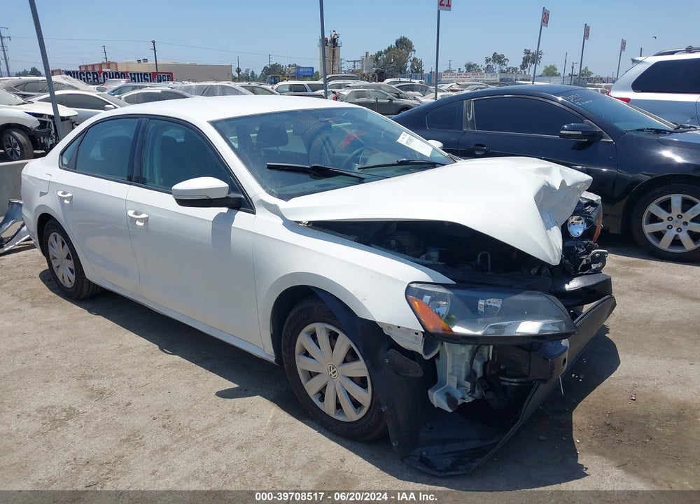 2013 VOLKSWAGEN PASSAT 2.5L S VIN: 1VWAP7A32DC145026