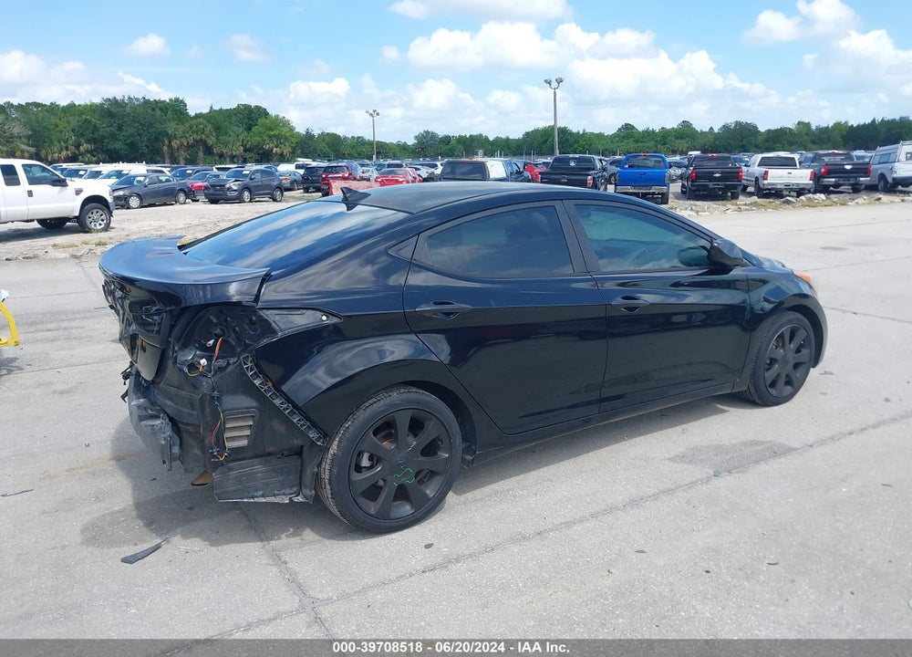 2012 HYUNDAI ELANTRA LIMITED (ULSAN PLANT) VIN: KMHDH4AE3CU188548