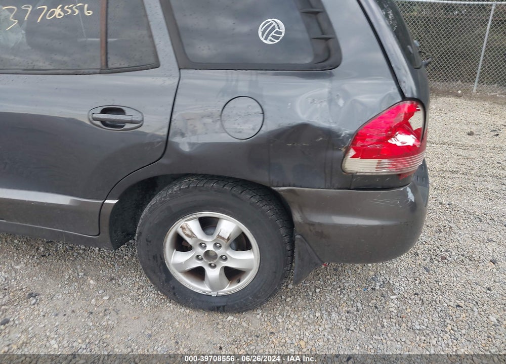 2005 HYUNDAI SANTA FE GLS VIN: KM8SC13D05U934935