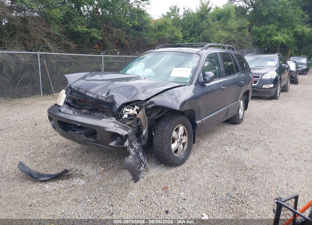 2005 HYUNDAI SANTA FE GLS VIN: KM8SC13D05U934935