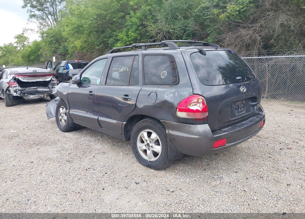 2005 HYUNDAI SANTA FE GLS VIN: KM8SC13D05U934935
