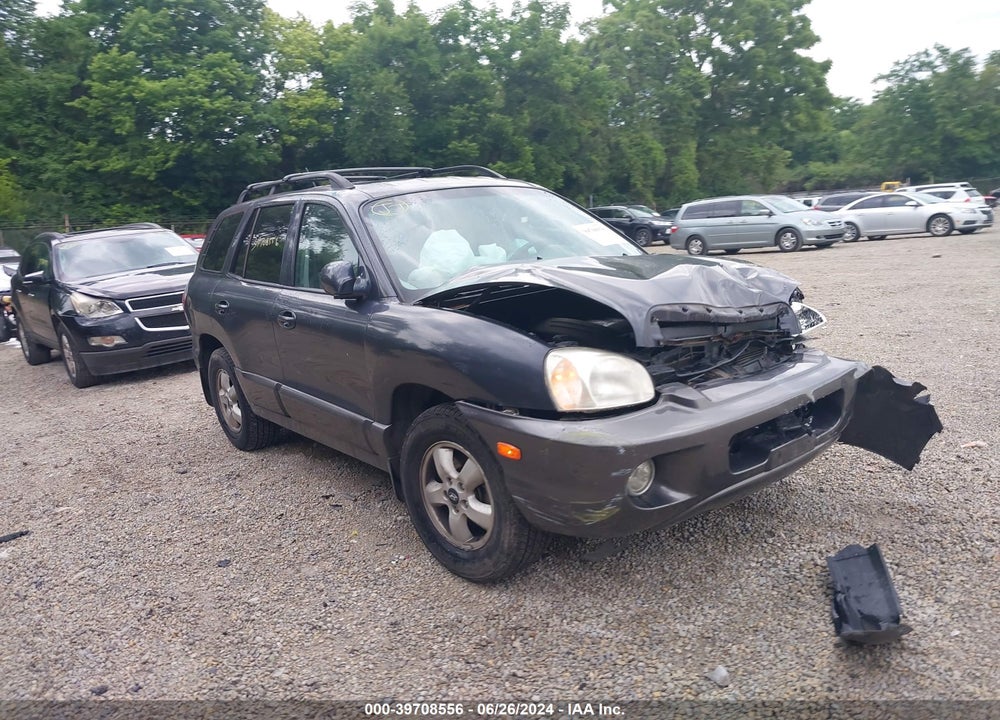 2005 HYUNDAI SANTA FE GLS VIN: KM8SC13D05U934935
