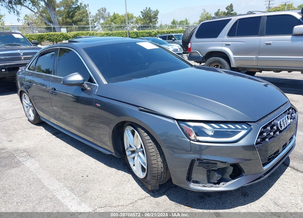 2022 AUDI A4 PREMIUM PLUS 45 TFSI S LINE QUATTRO S TRONIC VIN: WAUEAAF45NA037241