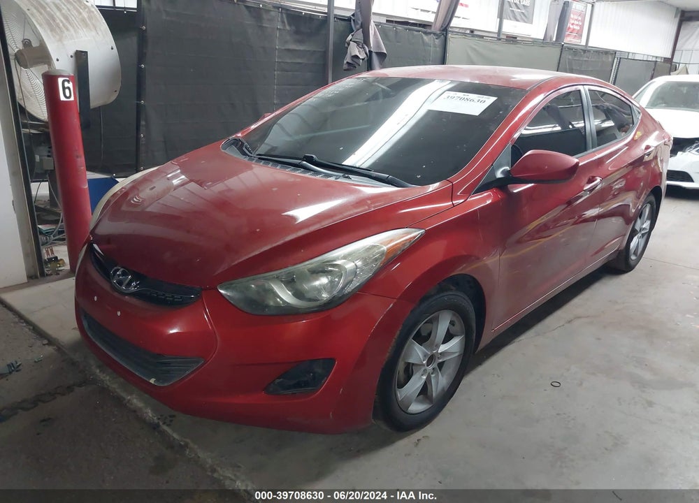 2013 HYUNDAI ELANTRA GLS VIN: KMHDH4AE2DU771291