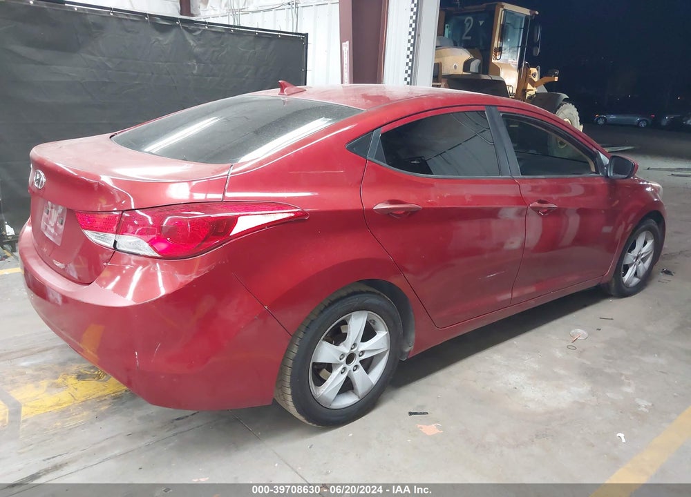 2013 HYUNDAI ELANTRA GLS VIN: KMHDH4AE2DU771291
