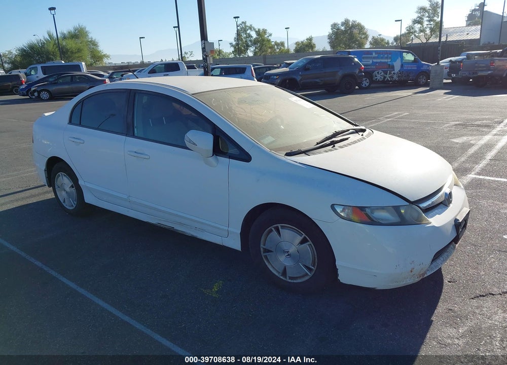 2008 HONDA CIVIC HYBRID VIN: JHMFA36288S007214