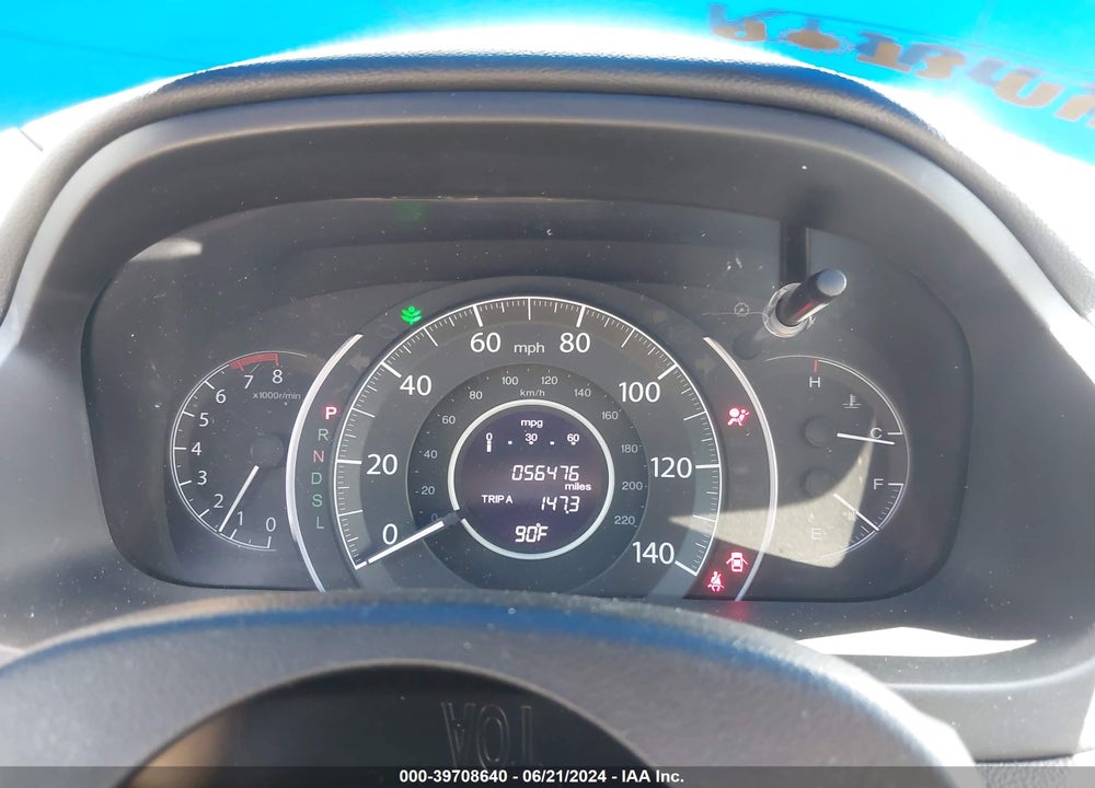 2016 HONDA CR-V EX VIN: 5J6RM4H59GL137878