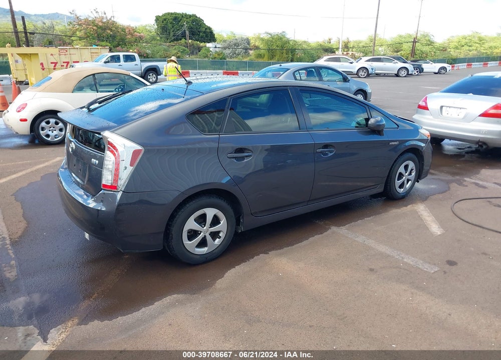 2013 TOYOTA PRIUS FIVE/FOUR/THREE/THREE SE/TWO VIN: JTDKN3DU6D5657628