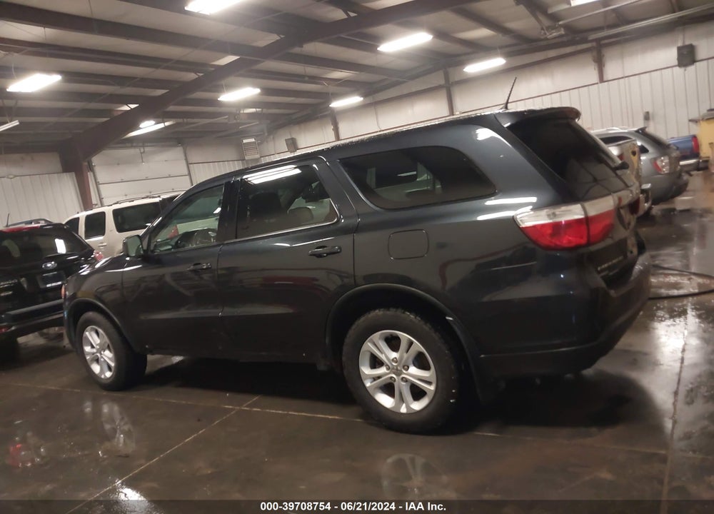 2013 DODGE DURANGO SXT VIN: 1C4RDJAGXDC598325