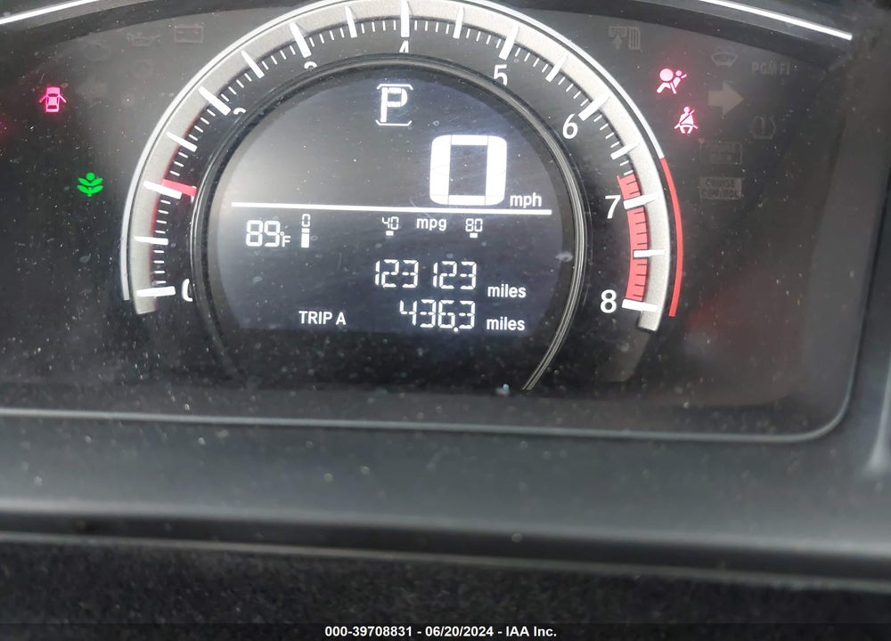 2016 HONDA CIVIC LX VIN: 19XFC2F59GE065303
