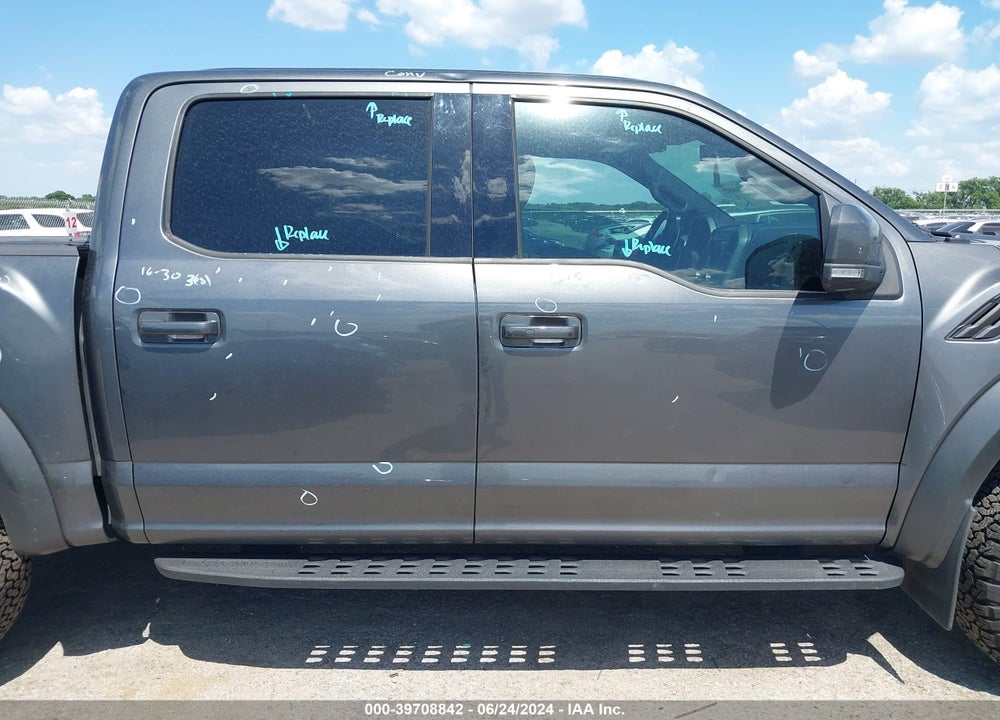 2018 FORD F-150 RAPTOR VIN: 1FTFW1RG6JFA61463