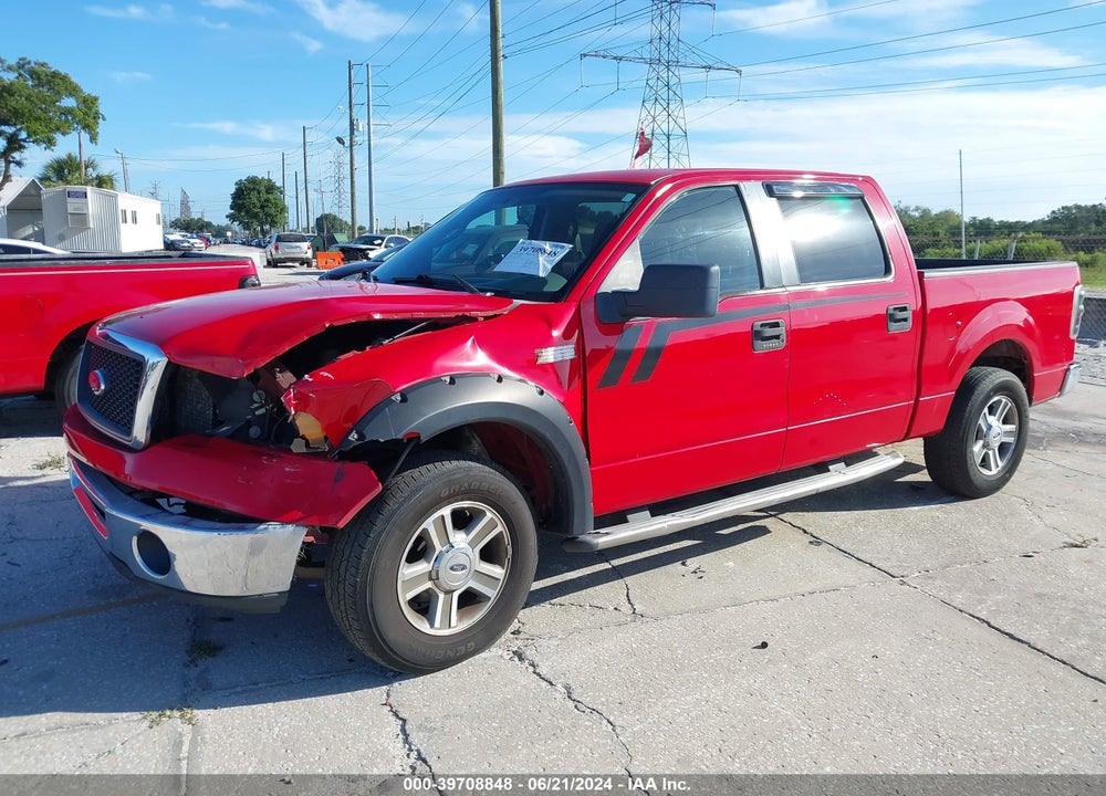 2007 FORD F-150 LARIAT/XLT VIN: 1FTPW12V37KC91474