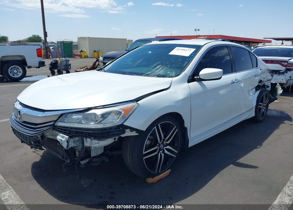 2017 HONDA ACCORD SPORT VIN: 1HGCR2F50HA196157
