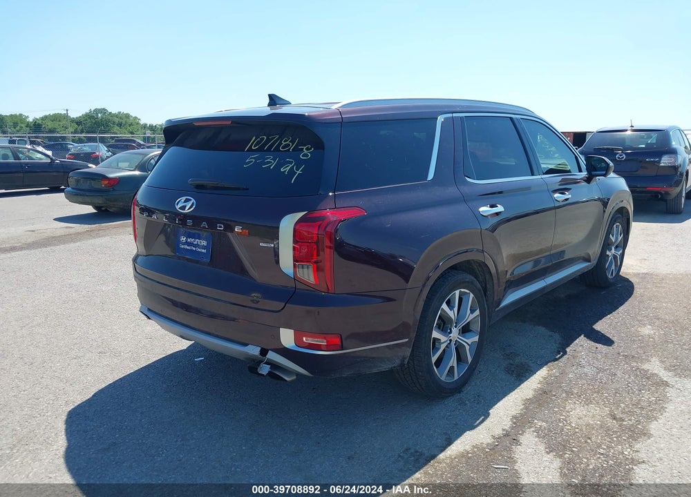 2021 HYUNDAI PALISADE LIMITED VIN: KM8R5DHE9MU208789