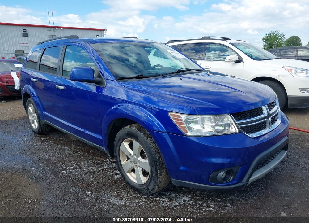 2012 DODGE JOURNEY SXT VIN: 3C4PDCBG9CT272410