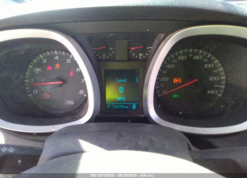 2012 CHEVROLET EQUINOX 1LT VIN: 2GNFLDE5XC6253634