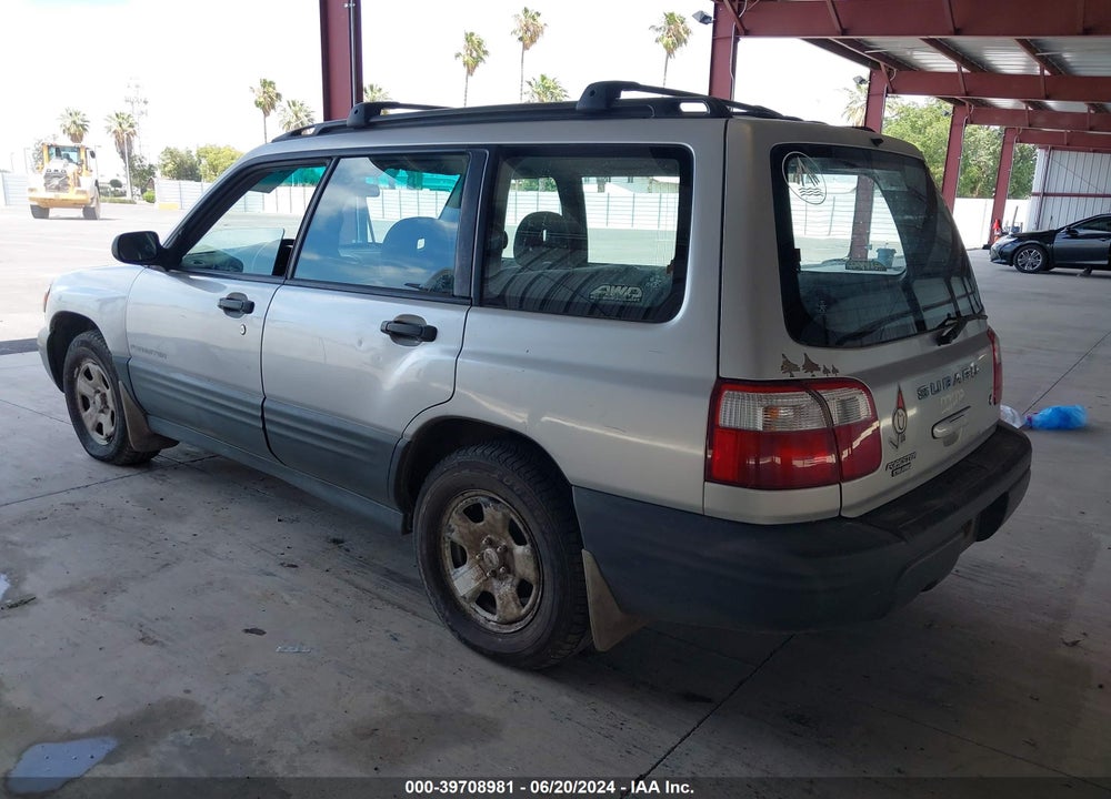 2002 SUBARU FORESTER L VIN: JF1SF63592G700259