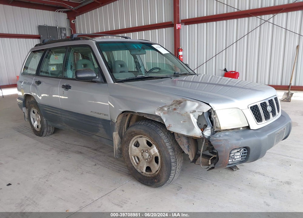 2002 SUBARU FORESTER L VIN: JF1SF63592G700259