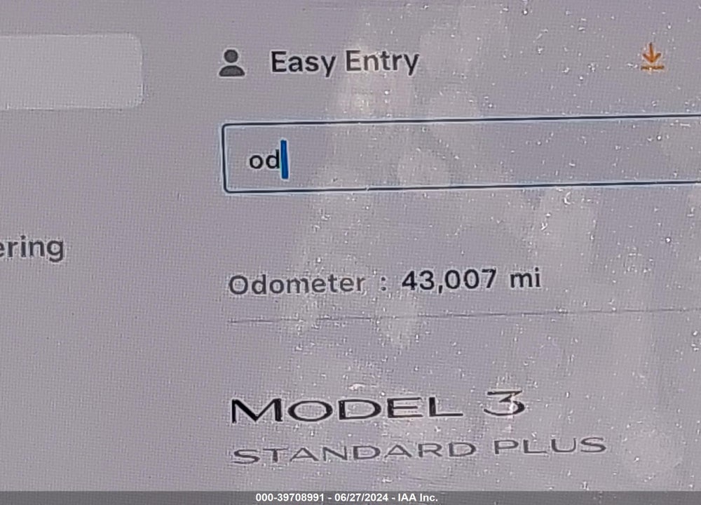 2021 TESLA MODEL 3 STANDARD RANGE PLUS REAR-WHEEL DRIVE VIN: 5YJ3E1EA9MF098023
