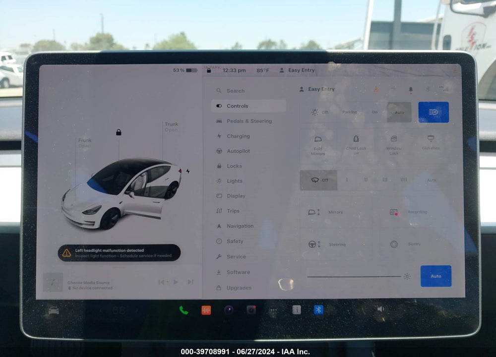 2021 TESLA MODEL 3 STANDARD RANGE PLUS REAR-WHEEL DRIVE VIN: 5YJ3E1EA9MF098023