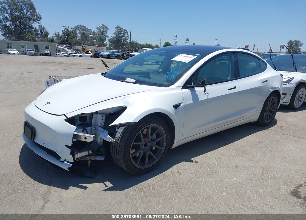 2021 TESLA MODEL 3 STANDARD RANGE PLUS REAR-WHEEL DRIVE VIN: 5YJ3E1EA9MF098023