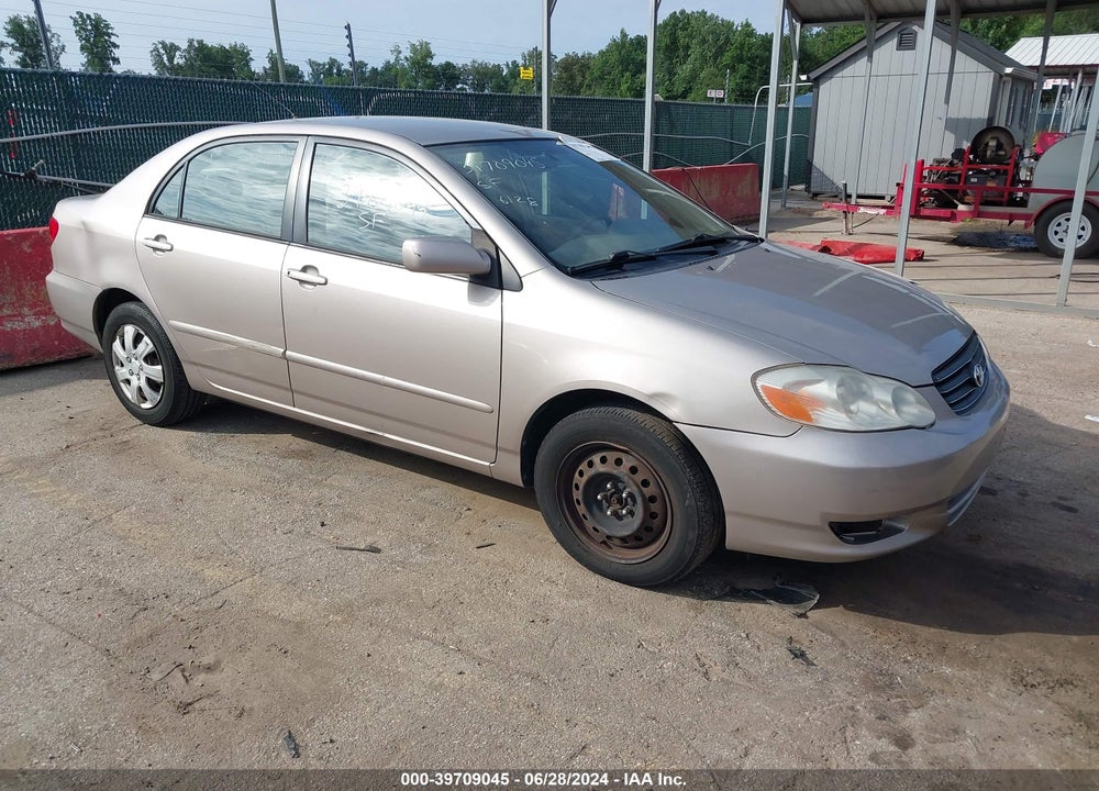 2003 TOYOTA COROLLA LE VIN: 2T1BR32E73C097779