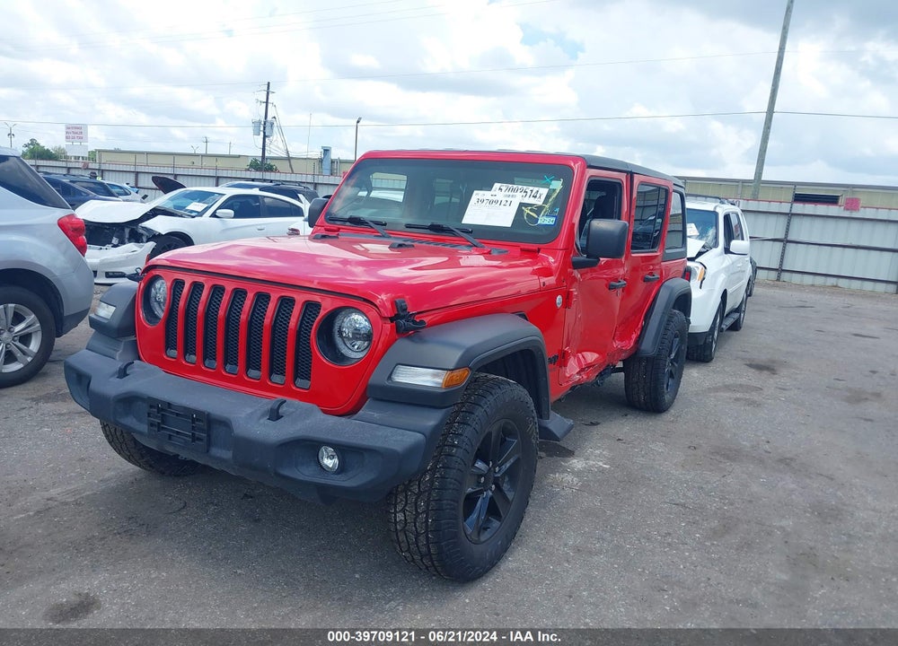 2020 JEEP WRANGLER UNLIMITED SPORT ALTITUDE 4X4 VIN: 1C4HJXDN6LW143146