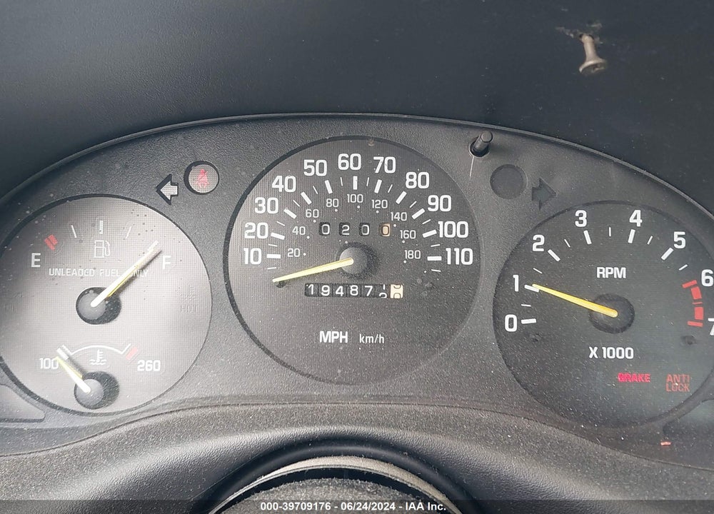 1999 CHEVROLET MONTE CARLO LS VIN: 2G1WW12M2X9276879