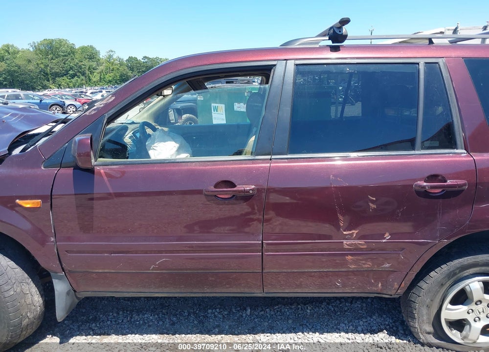 2008 HONDA PILOT EX-L VIN: 5FNYF18738B040188