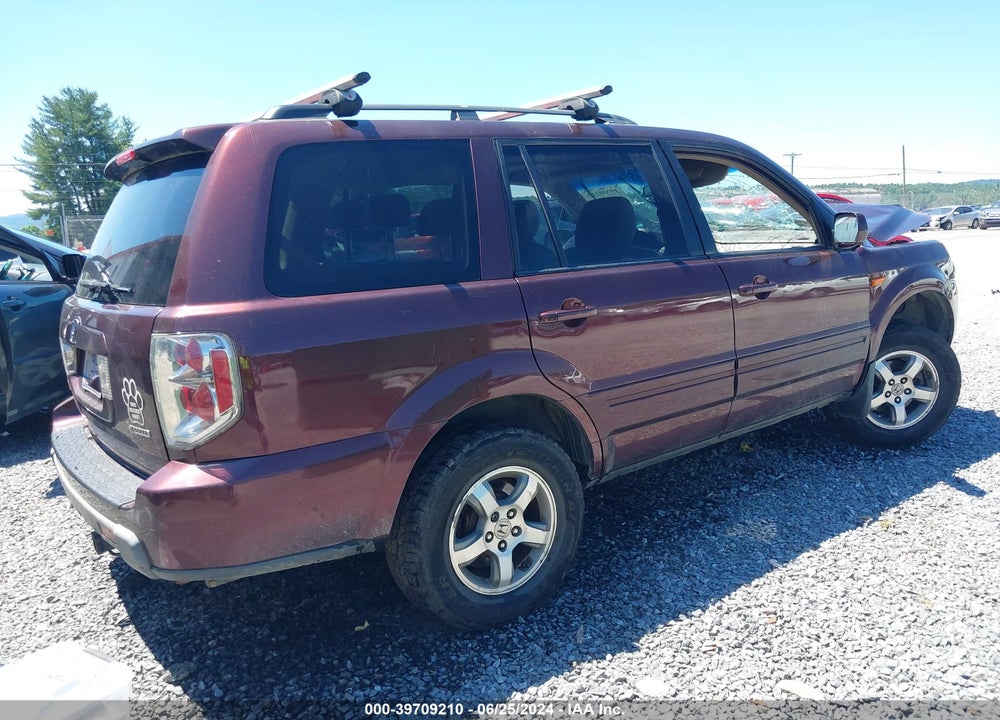 2008 HONDA PILOT EX-L VIN: 5FNYF18738B040188