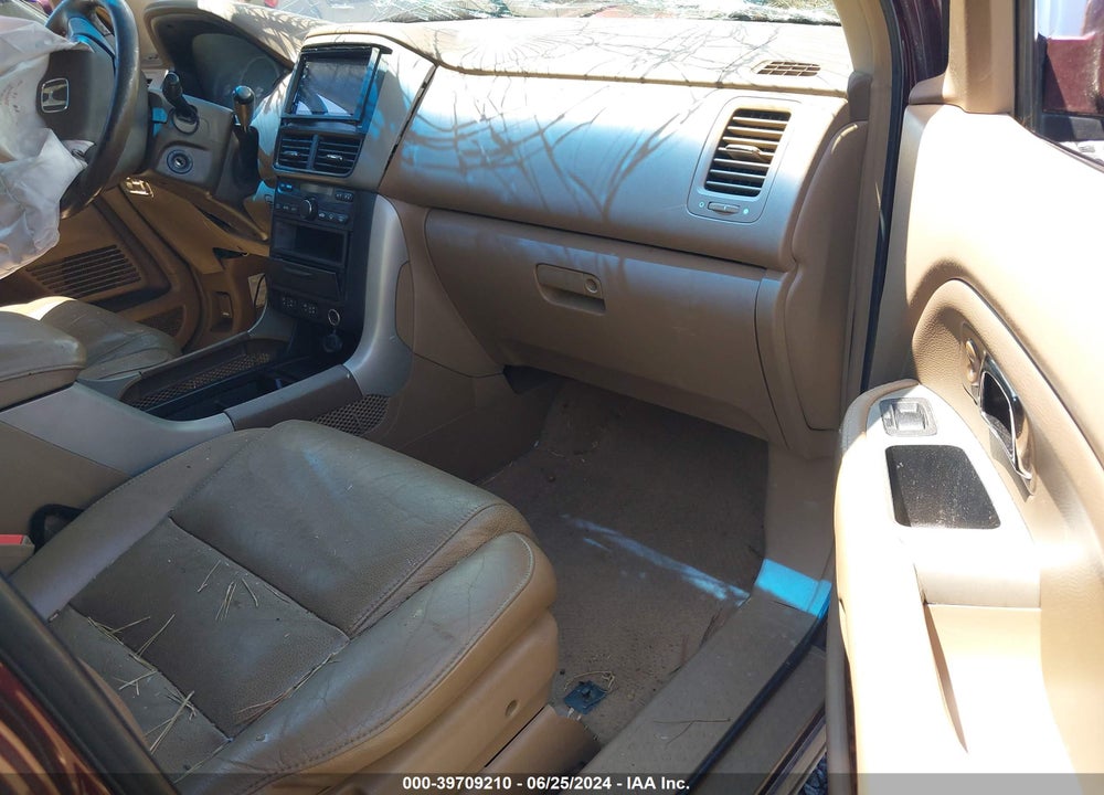2008 HONDA PILOT EX-L VIN: 5FNYF18738B040188