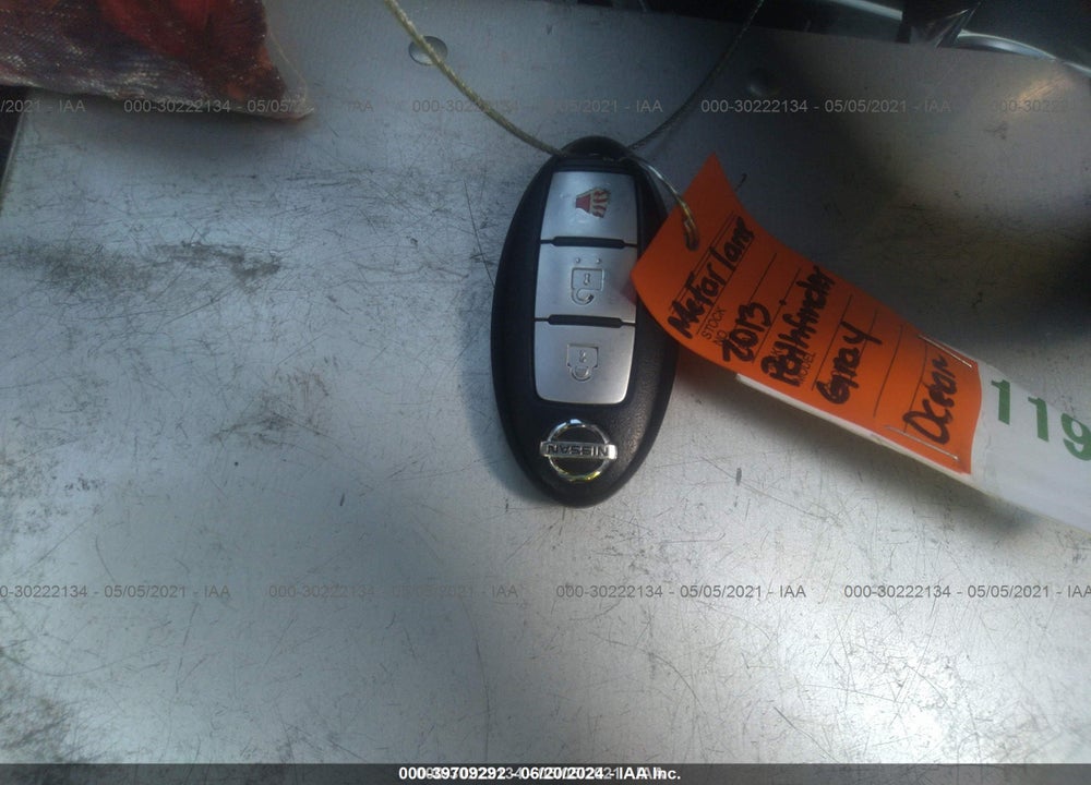 2013 NISSAN PATHFINDER SV VIN: 5N1AR2MN0DC622514