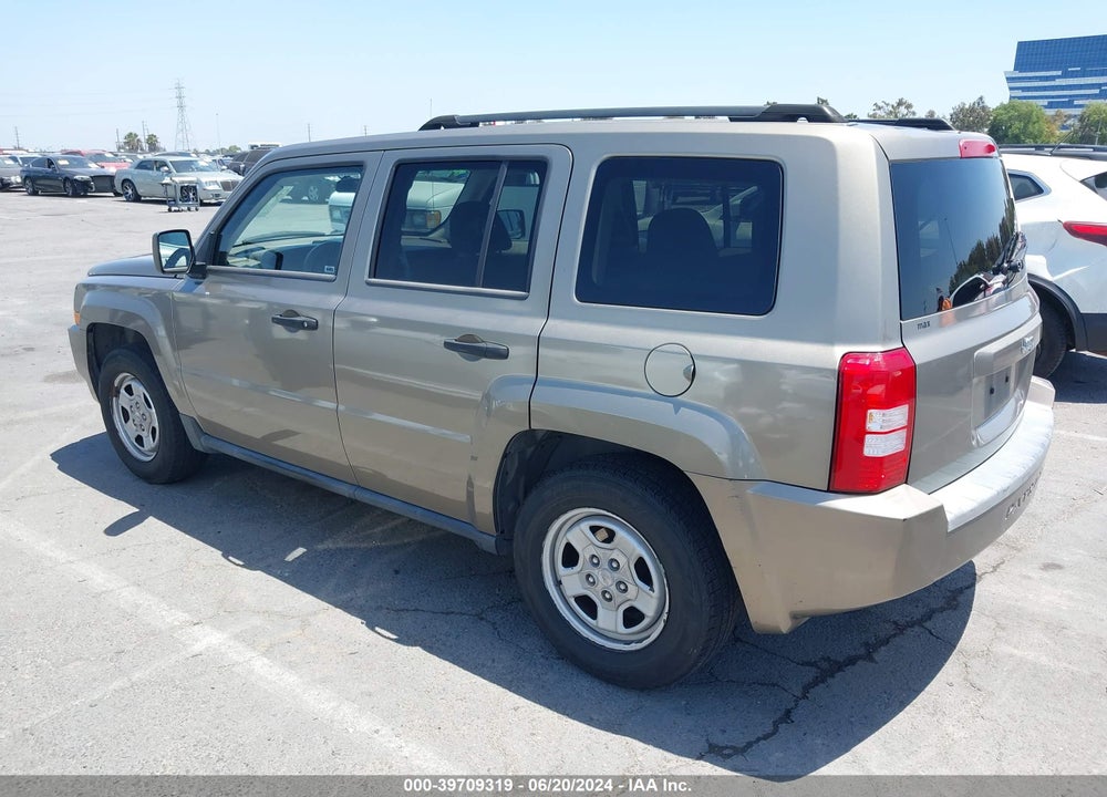 2007 JEEP PATRIOT SPORT VIN: 1J8FT28W87D358237