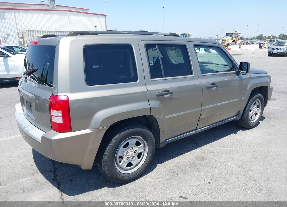2007 JEEP PATRIOT SPORT VIN: 1J8FT28W87D358237