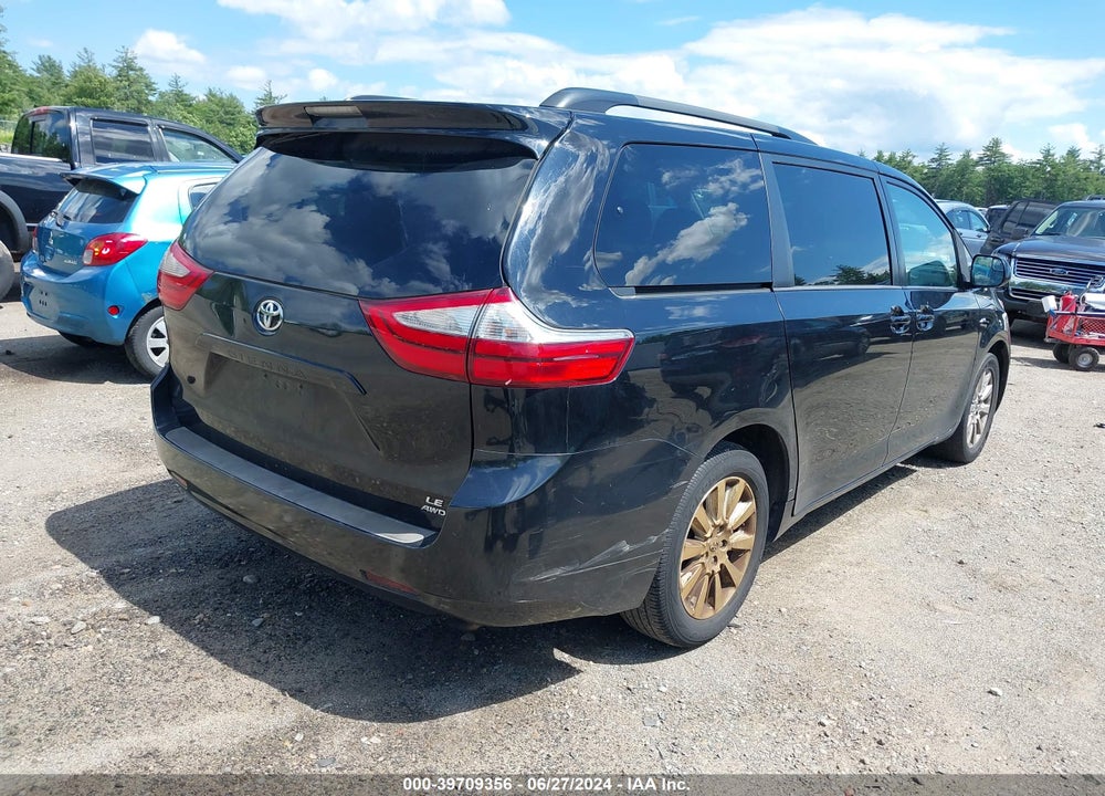 2016 TOYOTA SIENNA LE 7 PASSENGER VIN: 5TDJK3DC7GS130028
