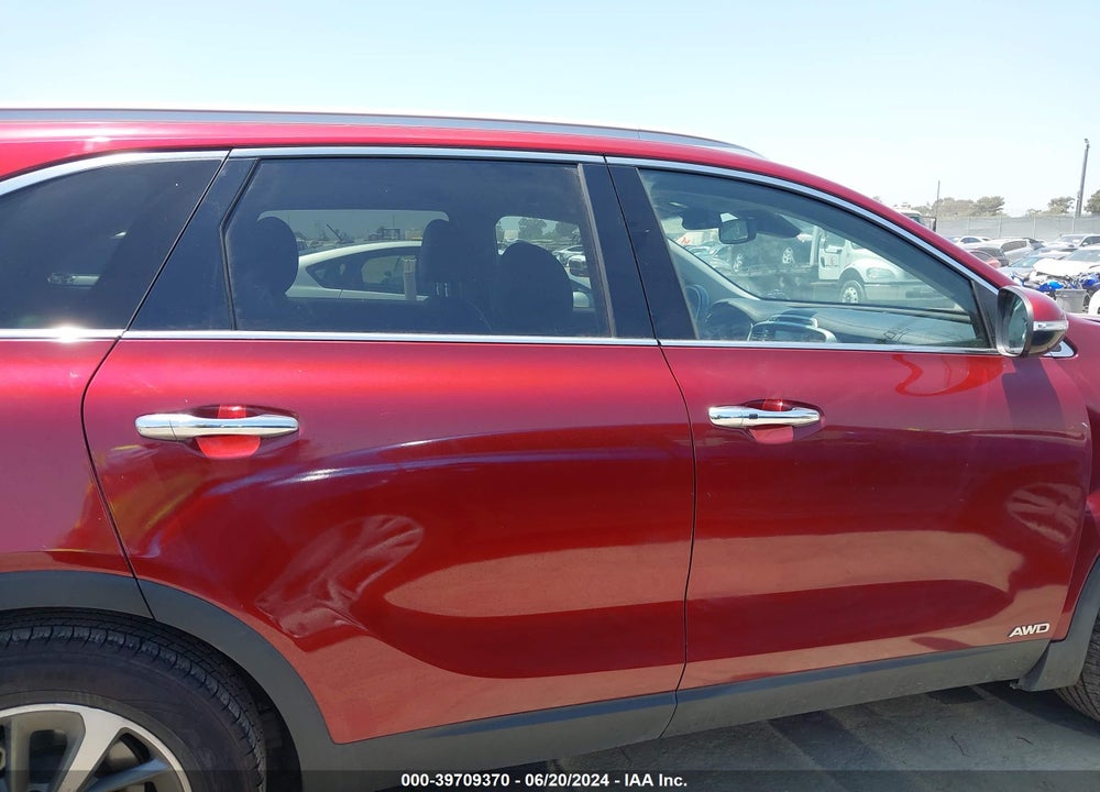 2019 KIA SORENTO 3.3L EX VIN: 5XYPHDA50KG465898