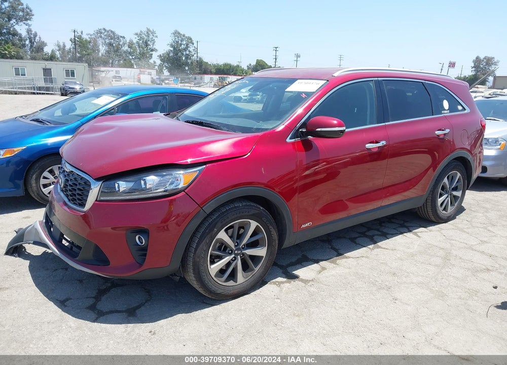2019 KIA SORENTO 3.3L EX VIN: 5XYPHDA50KG465898