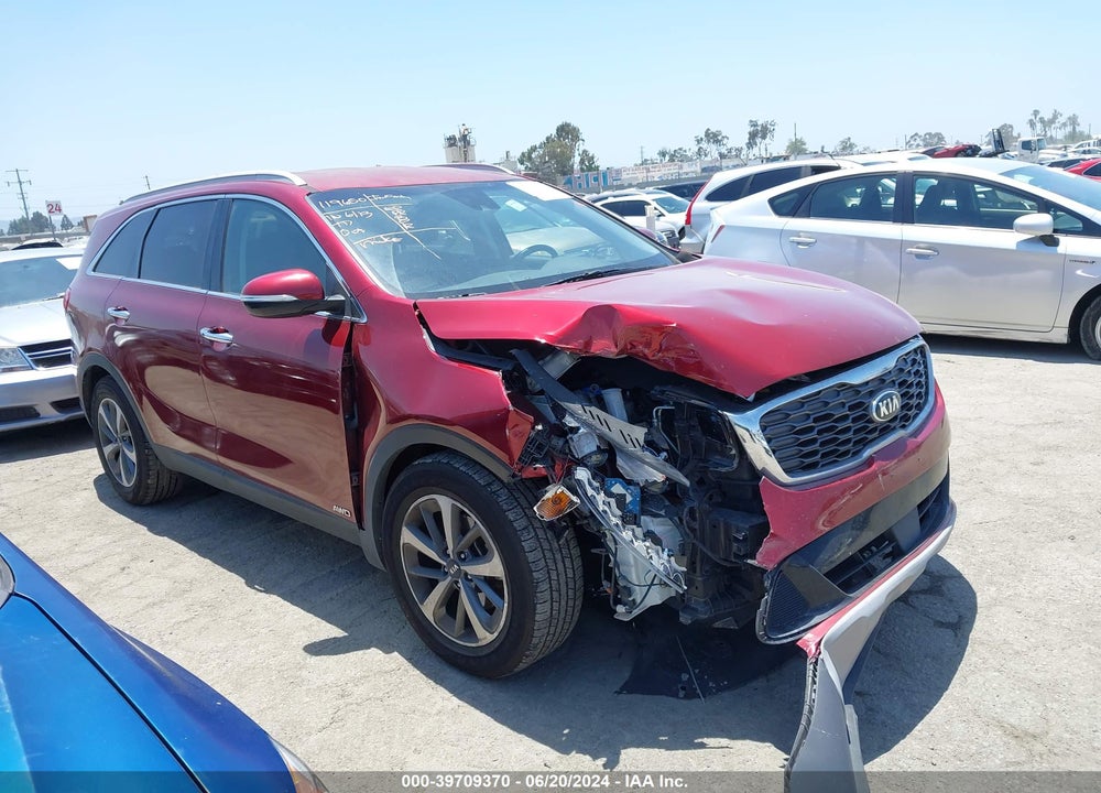 2019 KIA SORENTO 3.3L EX VIN: 5XYPHDA50KG465898