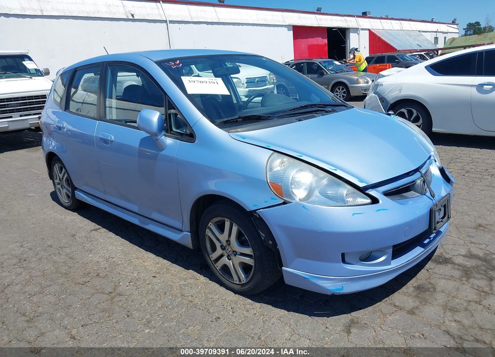 2008 HONDA FIT SPORT VIN: JHMGD38618S021242