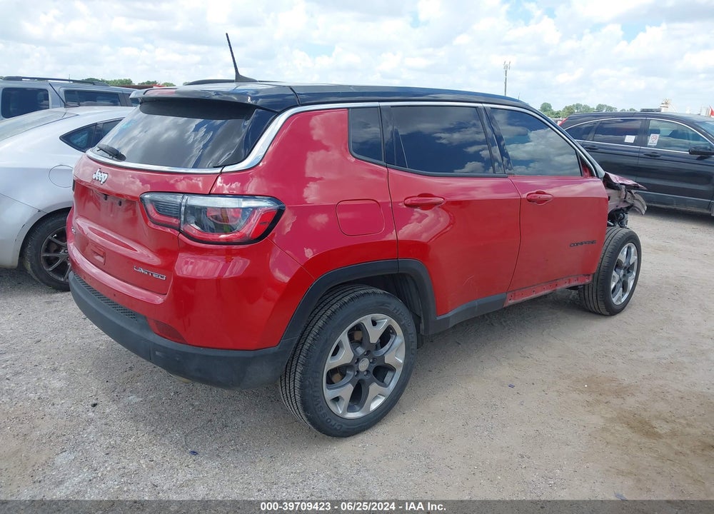 2018 JEEP COMPASS LIMITED 4X4 VIN: 3C4NJDCB6JT401158