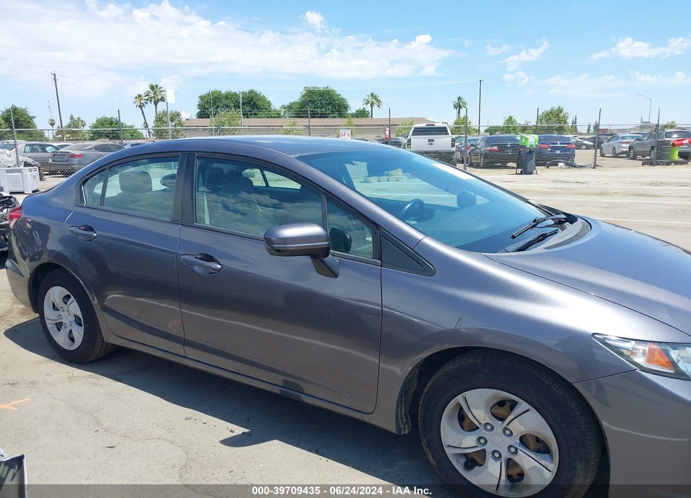 2014 HONDA CIVIC LX VIN: 19XFB2F57EE240549