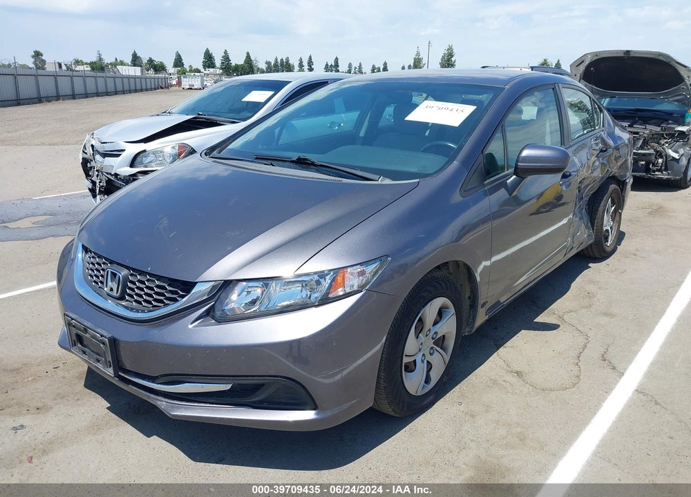 2014 HONDA CIVIC LX VIN: 19XFB2F57EE240549