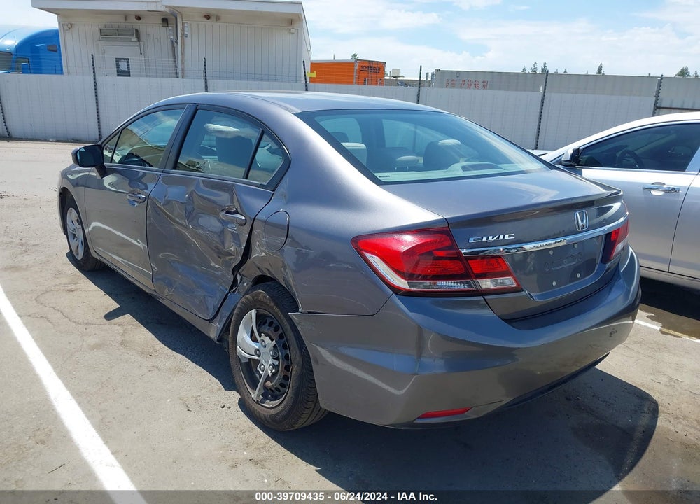 2014 HONDA CIVIC LX VIN: 19XFB2F57EE240549