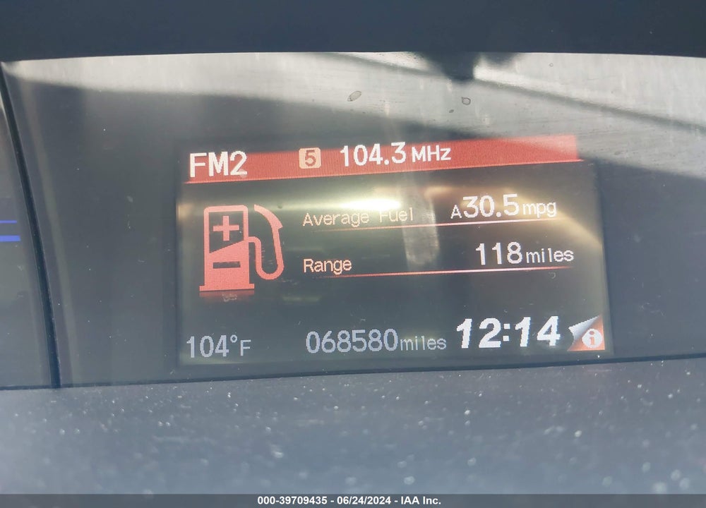 2014 HONDA CIVIC LX VIN: 19XFB2F57EE240549