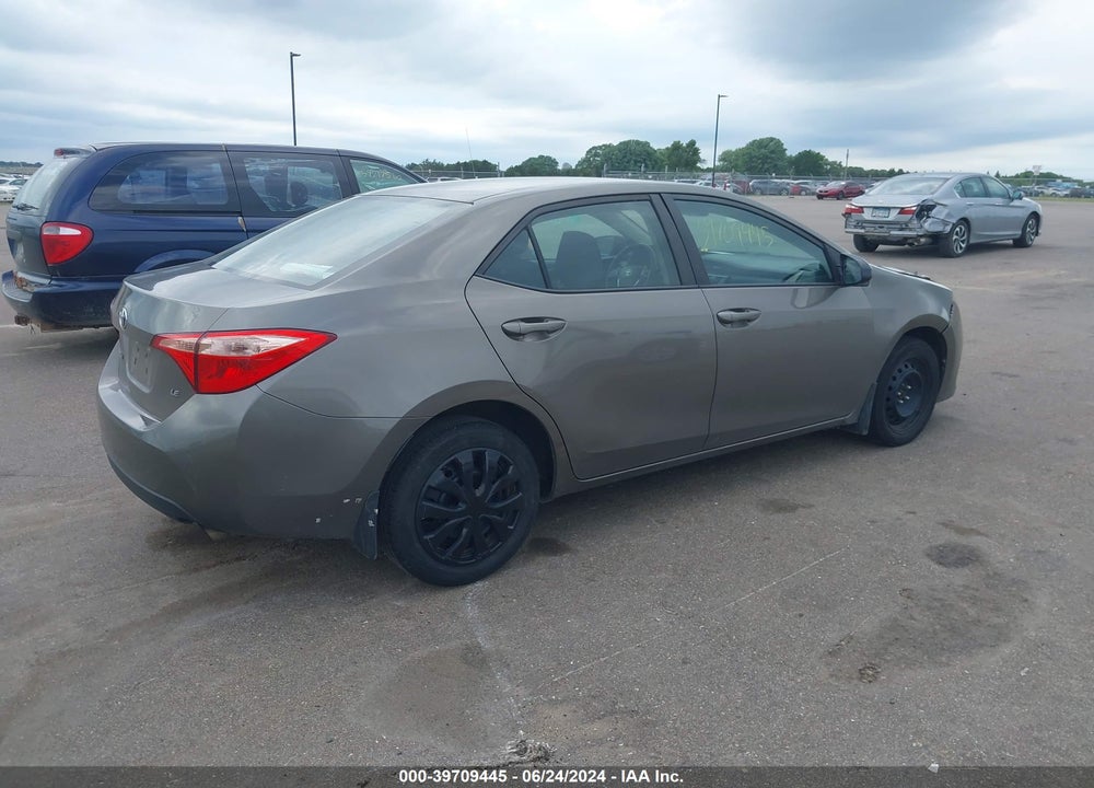 2017 TOYOTA COROLLA LE VIN: 5YFBURHE9HP724353