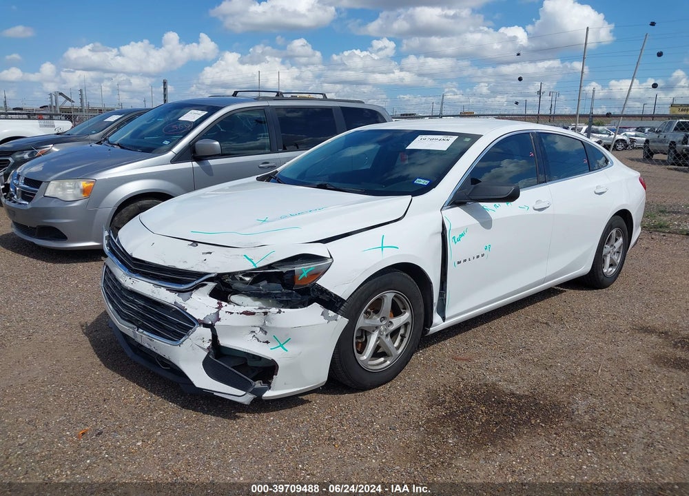 2016 CHEVROLET MALIBU LS VIN: 1G1ZB5ST3GF268918