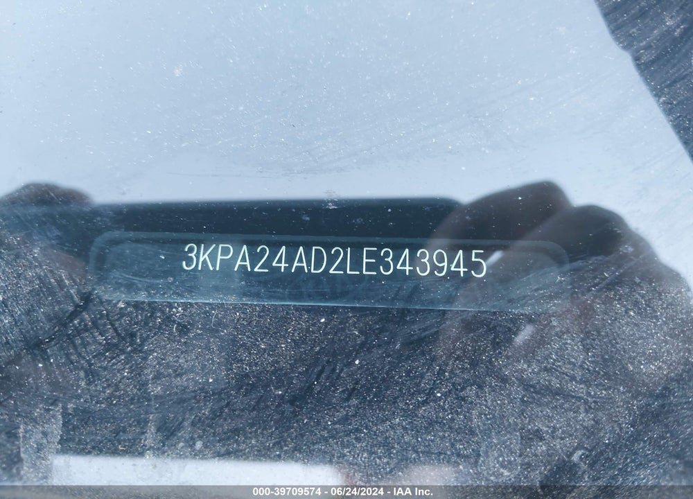 2020 KIA RIO LX VIN: 3KPA24AD2LE343945