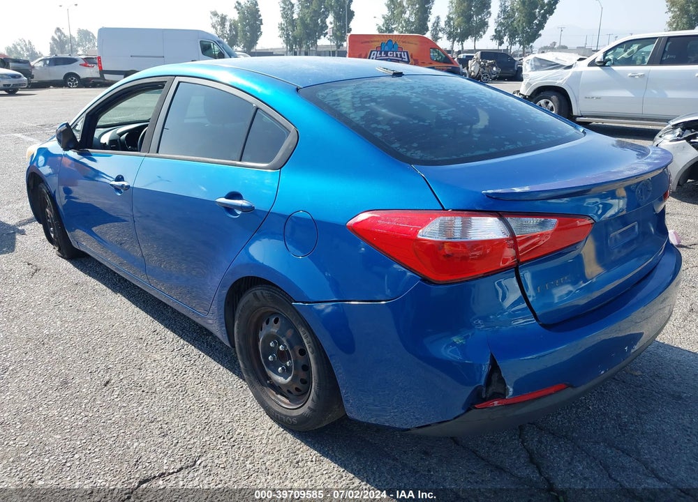 2015 KIA FORTE LX VIN: KNAFX4A69F5295673