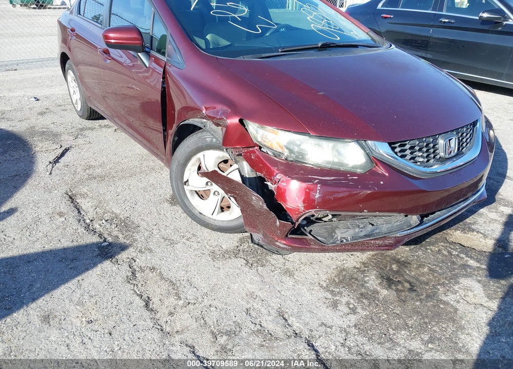 2015 HONDA CIVIC LX VIN: 19XFB2F53FE059885